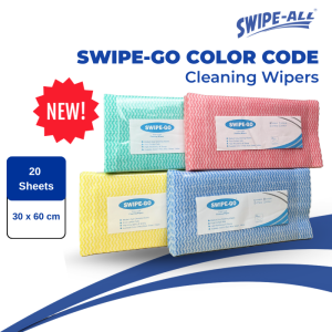 Swipe-Go Color Coded Wipes Ukuran 30 x 60 cm