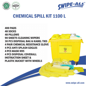 SPILL KIT CHEMICAL 1100L SWIPE-ALL C1100