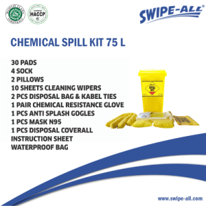 SWIPE-ALL C75 CHEMICAL SPILL KIT 75L