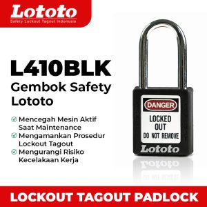L410BLK padlock Lototo