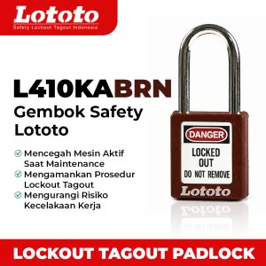 L410KABRN padlock Lototo