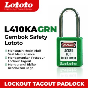 L410KAGRN padlock Lototo