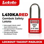 L410KARED Padlock Lototo