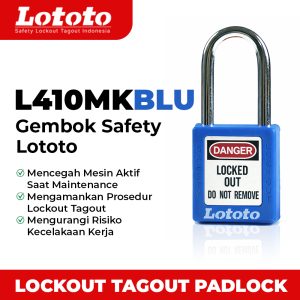 L410MKBLU Padlock Lototo Master Key