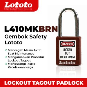 L410MKBRN Padlock Lototo Master Key