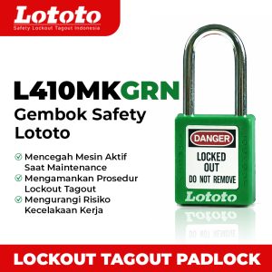L410MKGRN Padlock Lototo Master Key