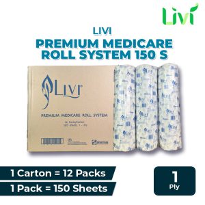 Livi Medicare Roll System 12 rolls x 150m/1 ply