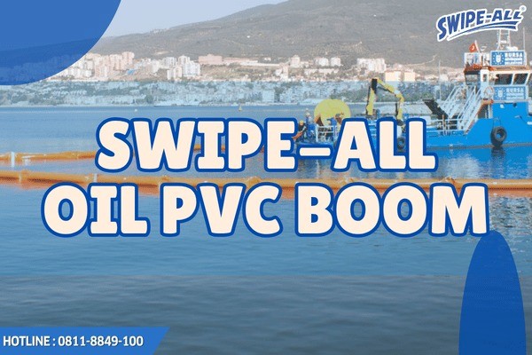 Swipe-all oil boom