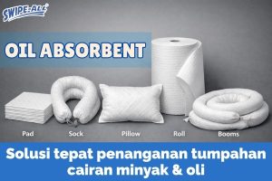 Swipe-all oil sorbent