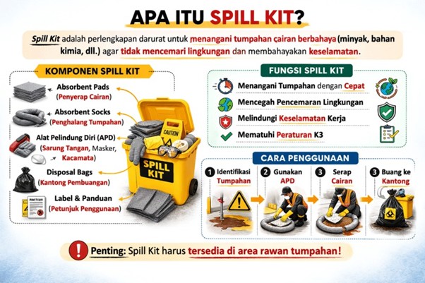 Spill Kit Roti Apa Itu Spill Kit? Jenis, Fungsi, dan Cara Penggunaannya