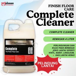 New Complete SC Johnson Floor Finishing (Soft Floor Coating Non Buffing)