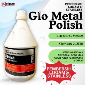 Glo Metal Polish SC Johnson Pembersih Logam dan Stainless
