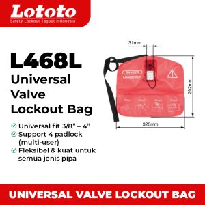 L468L Universal Valve Lockout Bag