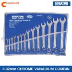 8-32mm CHROME VANADIUM COMBINATION SPANNER SET (14-PC) SEN5825251E