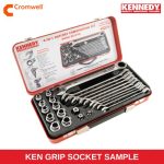 Metric, Ratchet Spanner Set, 10 - 19mm, Set of 23, Chrome Vanadium Steel KEN5823980K