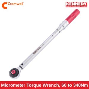 Micrometer Torque Wrench, 60 to 340Nm, 1_2 in. Drive KEN5579757A